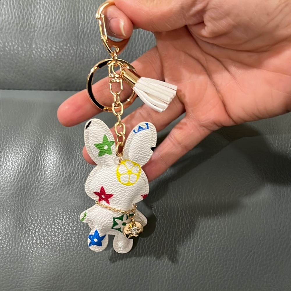 Fashion Multicolor Bunny Keychain